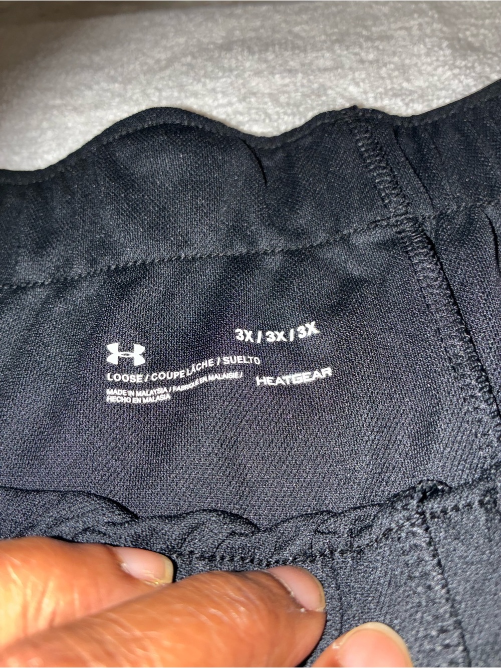 NWT Under Armour Black Athletic 3.0 Shorts with Pink Trim and Branded Waistband - Picture 3 of 8